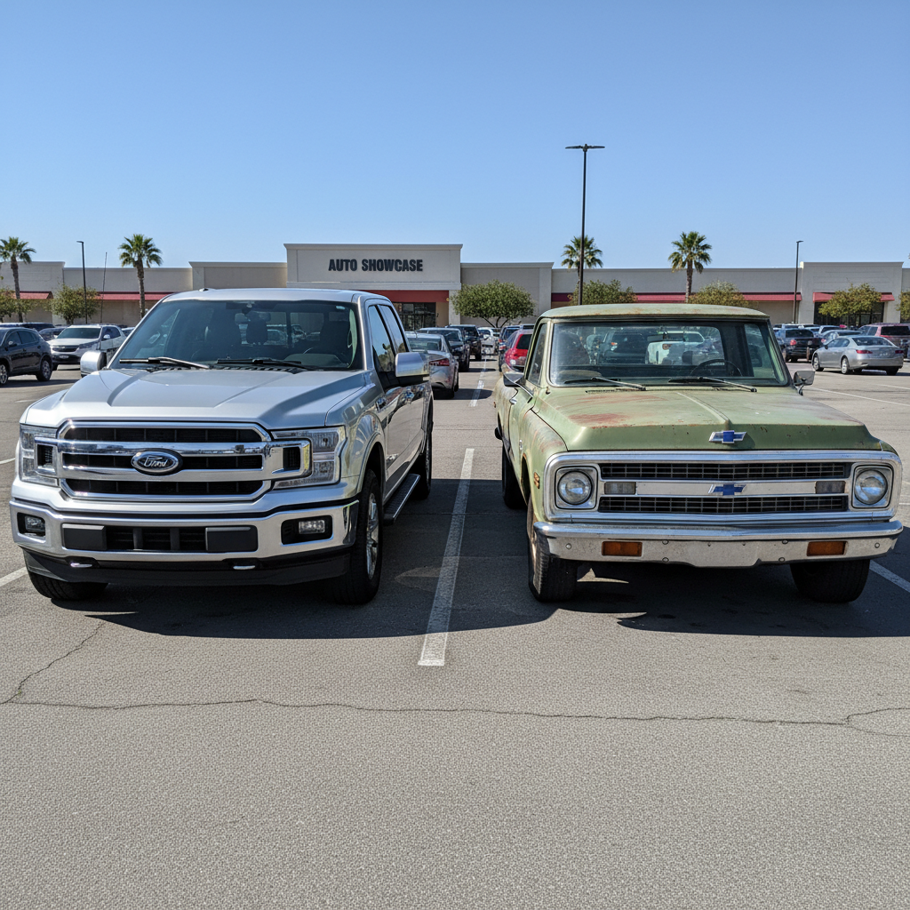 New vs used truck financing